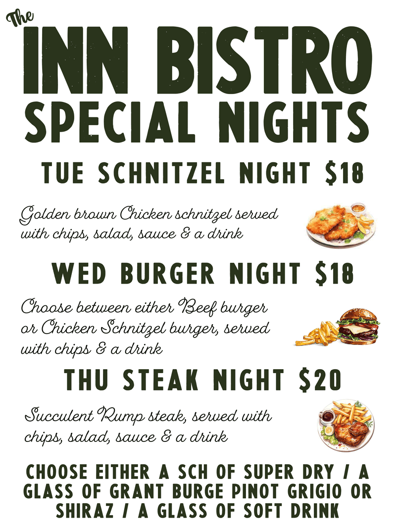 Kogarah Hotel The INN Bistro Special Nights
