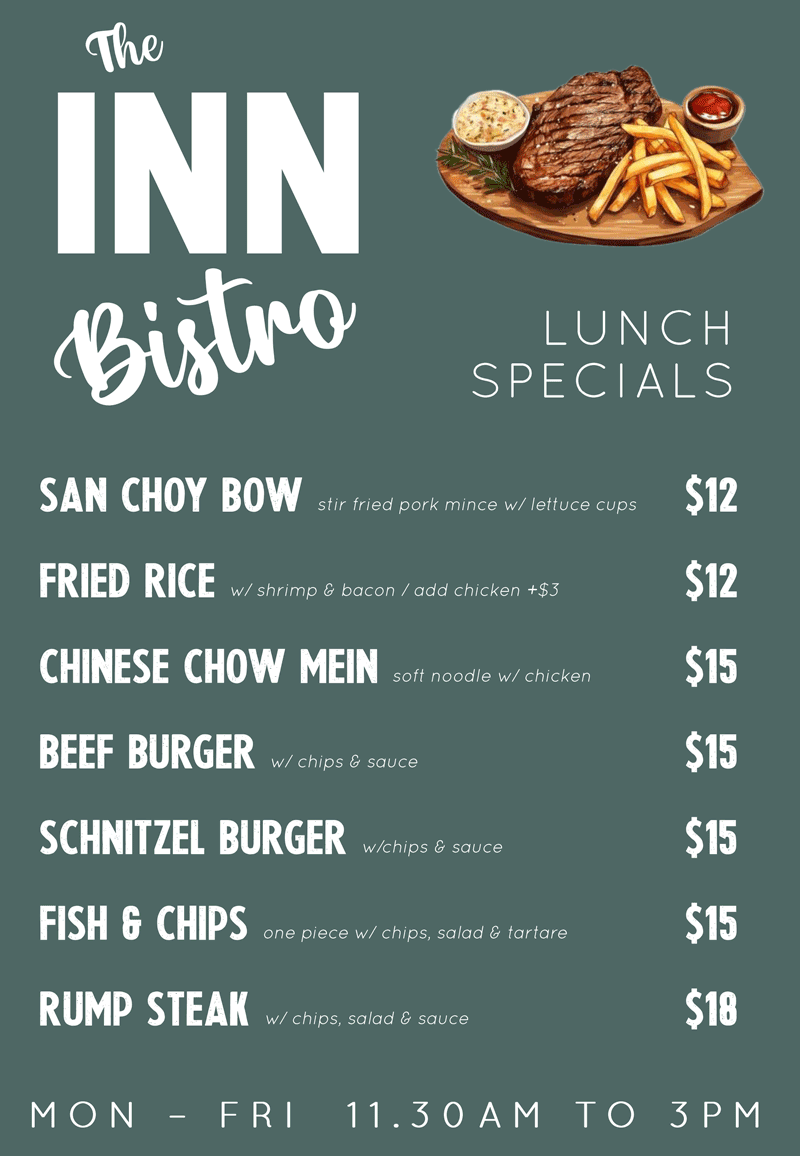 The INN Bistro Lunch Specials
